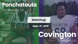 Matchup: Ponchatoula High vs. Covington  2019