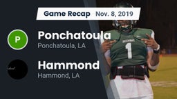 Recap: Ponchatoula  vs. Hammond  2019