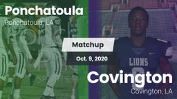 Matchup: Ponchatoula High vs. Covington  2020