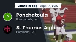 Recap: Ponchatoula  vs. St Thomas Aquinas 2023