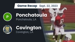 Recap: Ponchatoula  vs. Covington  2023