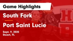 South Fork  vs Port Saint Lucie  Game Highlights - Sept. 9, 2020