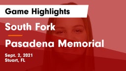 South Fork  vs Pasadena Memorial  Game Highlights - Sept. 2, 2021