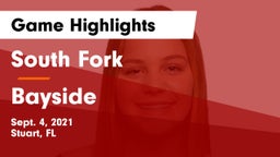 South Fork  vs Bayside  Game Highlights - Sept. 4, 2021