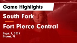 South Fork  vs Fort Pierce Central  Game Highlights - Sept. 9, 2021