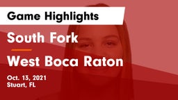 South Fork  vs West Boca Raton  Game Highlights - Oct. 13, 2021
