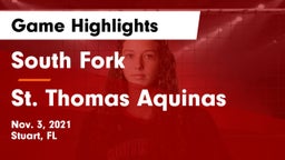 South Fork  vs St. Thomas Aquinas  Game Highlights - Nov. 3, 2021