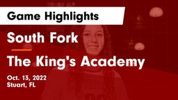 South Fork  vs The King's Academy Game Highlights - Oct. 13, 2022
