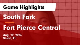 South Fork  vs Fort Pierce Central Game Highlights - Aug. 22, 2023