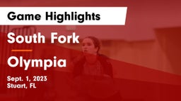 South Fork  vs Olympia Game Highlights - Sept. 1, 2023