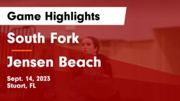 South Fork  vs Jensen Beach  Game Highlights - Sept. 14, 2023