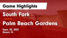 South Fork  vs Palm Beach Gardens  Game Highlights - Sept. 20, 2023