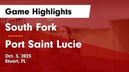 South Fork  vs Port Saint Lucie Game Highlights - Oct. 3, 2023