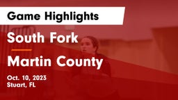 South Fork  vs Martin County  Game Highlights - Oct. 10, 2023