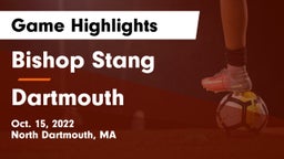 Bishop Stang  vs Dartmouth  Game Highlights - Oct. 15, 2022