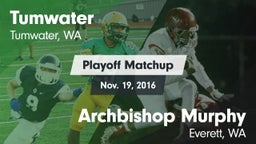 Matchup: Tumwater  vs. Archbishop Murphy  2016