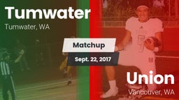 Matchup: Tumwater  vs. Union  2017