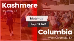Matchup: Kashmere  vs. Columbia  2017
