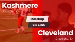 Matchup: Kashmere  vs. Cleveland  2017