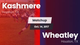 Matchup: Kashmere  vs. Wheatley  2017