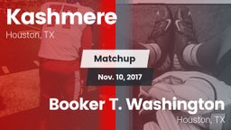 Matchup: Kashmere  vs. Booker T. Washington  2017