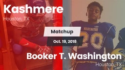 Matchup: Kashmere  vs. Booker T. Washington  2018