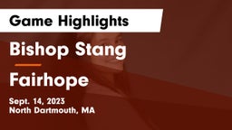 Bishop Stang  vs Fairhope  Game Highlights - Sept. 14, 2023