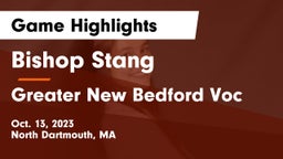 Bishop Stang  vs Greater New Bedford Voc Game Highlights - Oct. 13, 2023