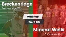 Matchup: Breckenridge High vs. Mineral Wells  2017