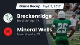 Recap: Breckenridge  vs. Mineral Wells  2017