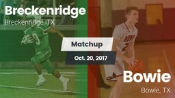 Matchup: Breckenridge High vs. Bowie  2017
