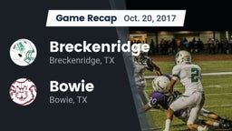 Recap: Breckenridge  vs. Bowie  2017
