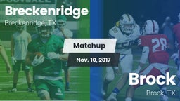 Matchup: Breckenridge High vs. Brock  2017