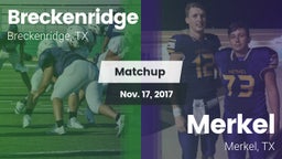 Matchup: Breckenridge High vs. Merkel  2017