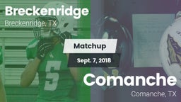 Matchup: Breckenridge High vs. Comanche  2018