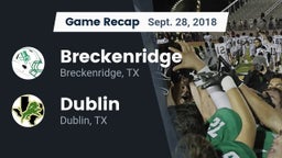 Recap: Breckenridge  vs. Dublin  2018