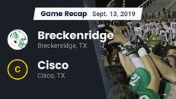 Recap: Breckenridge  vs. Cisco  2019