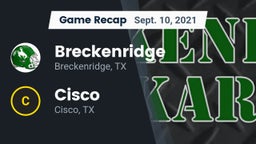 Recap: Breckenridge  vs. Cisco  2021