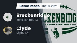Recap: Breckenridge  vs. Clyde  2021