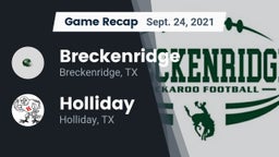 Recap: Breckenridge  vs. Holliday  2021