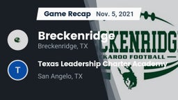 Recap: Breckenridge  vs. Texas Leadership Charter Academy  2021