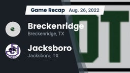 Recap: Breckenridge  vs. Jacksboro  2022