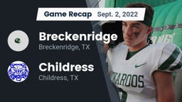 Recap: Breckenridge  vs. Childress  2022