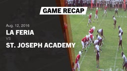 Recap: La Feria  vs. St. Joseph Academy  2016