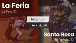 Matchup: La Feria  vs. Santa Rosa  2017