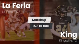 Matchup: La Feria  vs. King  2020