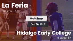 Matchup: La Feria  vs. Hidalgo Early College  2020