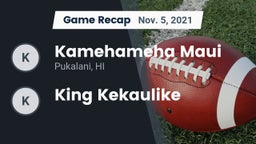 Recap: Kamehameha Maui  vs. King Kekaulike 2021