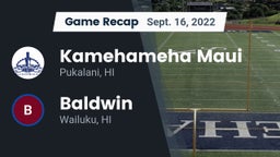 Recap: Kamehameha Maui  vs. Baldwin  2022