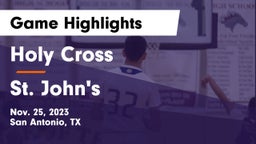 Holy Cross  vs St. John's  Game Highlights - Nov. 25, 2023